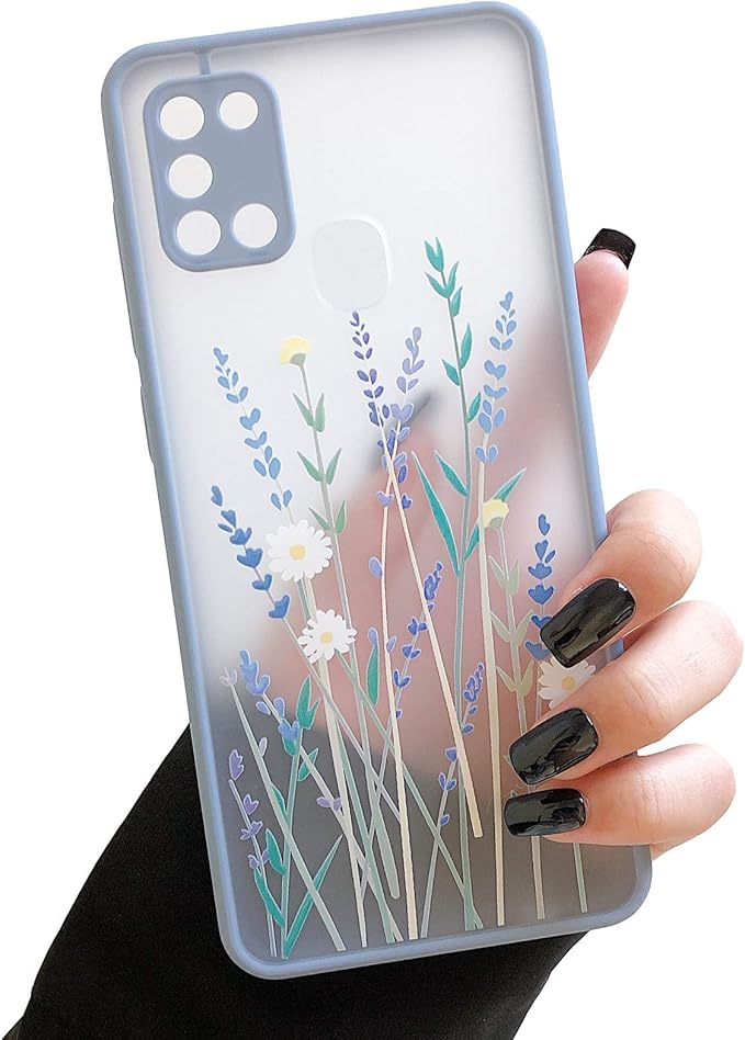 ZTOFERA TPU Back Case for Samsung Galaxy A21S, Simple Translucent