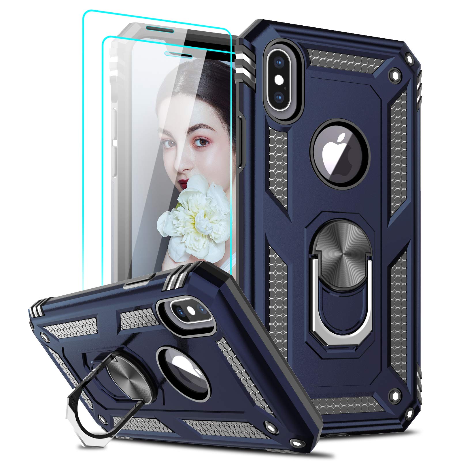 Leyicompatible For Iphone 10 Case Iphone X Case With Tempered