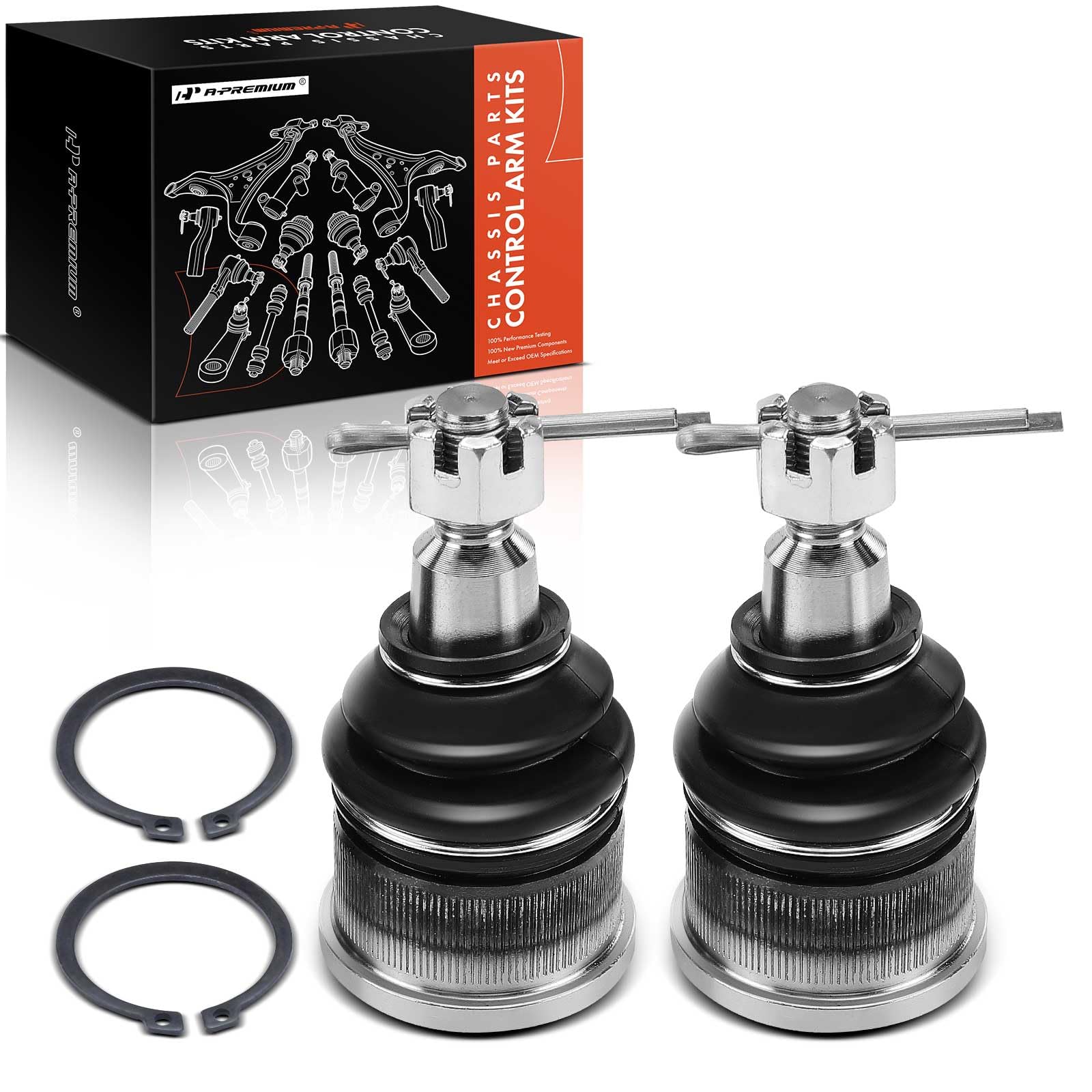 Photo 1 of *MISSING PARTS*
A-Premium 2 x Front Lower Ball Joint, Compatible with Honda Accord 2003-2007, Acura TSX 2004-2008, TL 2004-2008