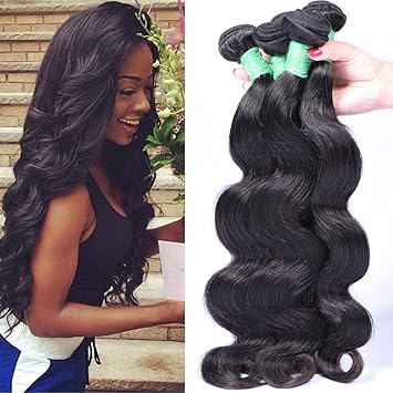 Amazon Com Cambodian Virgin Hair Body Wave 4 Pcs Lot 100 Human