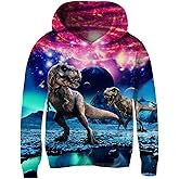 uideazone Hoodies for Boys Girls 3D Printed Hooded Sweatshirts Long Sleeve Pullover Hoody with Pocket 3-16Y