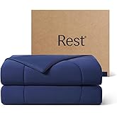 REST&reg; Evercool&reg; Cooling Comforter Blanket for Hot Sleepers, Twin/Twin XL | All-Season Bedding to Keep Cool, Reversible Cool-to-Touch Fabric for Night Sweats, Breathable, Lightweight, Machine Washable