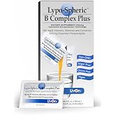 LivOn Laboratories Lypo&ndash;Spheric B Complex Plus &ndash; 30 Packets &ndash; 190 mg B Vitamins, Minerals &amp; Cinnamon Per Packet &ndash; Liposome Encapsulated for Improved Absorption &ndash; 100% Non&ndash;GMO