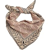 Bandana Scarf Head Scarf Scarves For Women Block Print Bandana Handmade Block Print Natural Colours Organic Colours