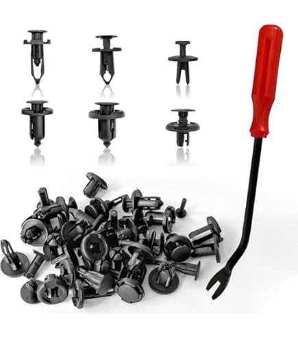 120pcs Plastic Fender Clips Body Rivets - M6 M7 M8 Replacement For Polaris Honda Kawasaki Suzuki Yamaha