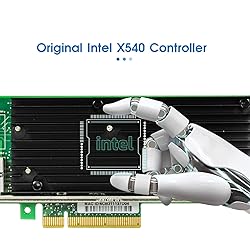 10Gb PCI-E NIC Network Card,Single Copper RJ45 Port