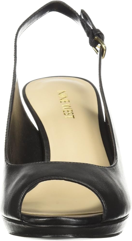 nine west gabrielle slingback platform pumps