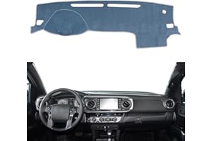 MOCHENT for Toyota Tacoma Accessories 2016 2017 2018 2019 2020 2021 2022 2023, Dash Cover Dashboard Cover Mat Custom Fit Center Console Cover Sunshield Protector Mat Pad (Gray)