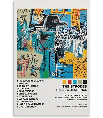 Amazon.com: The Strokes The New Abnormal album cover poster, The