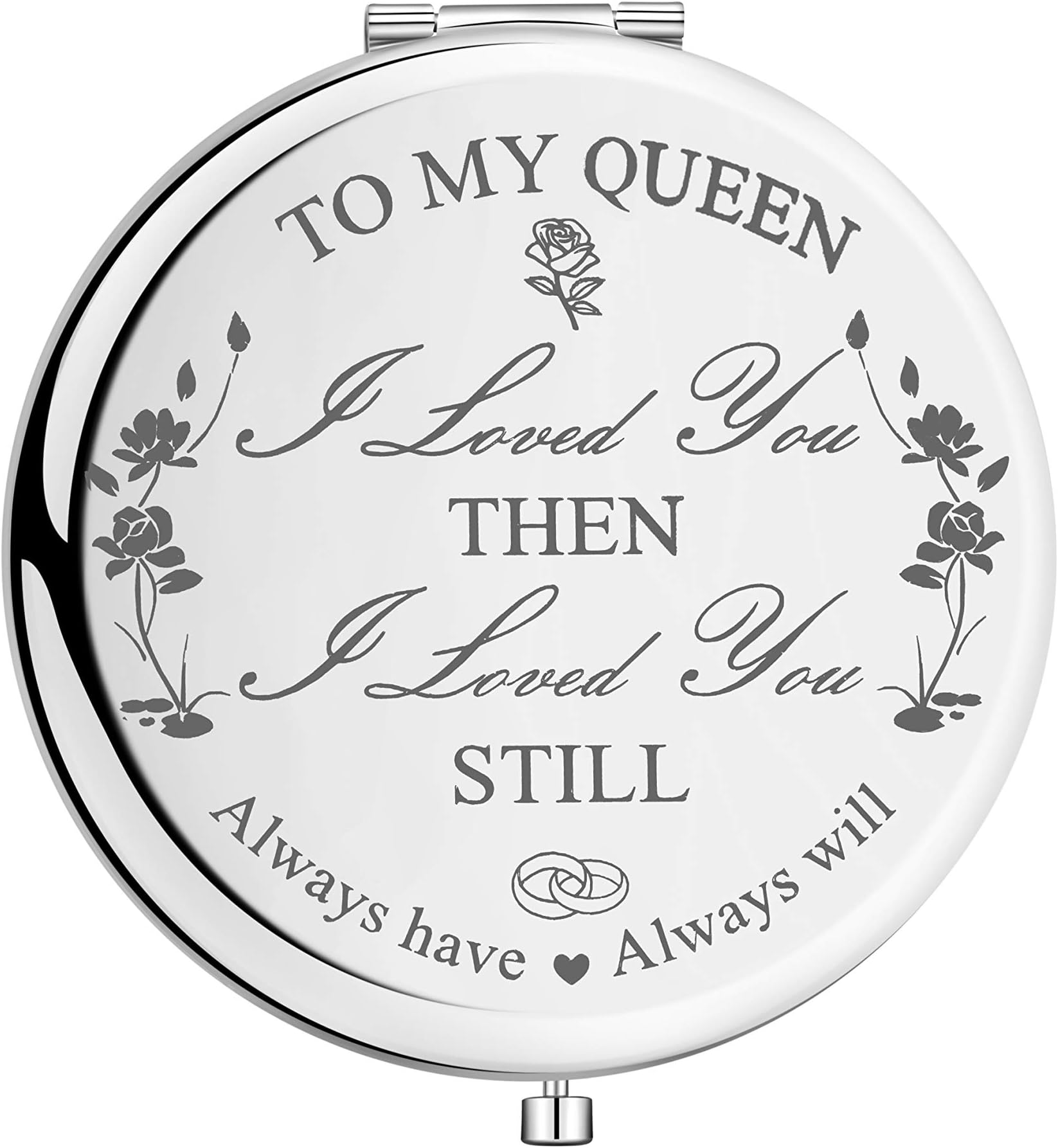 Denois Wife Gifts from Husband Romantic, Women Gift Unique for Anniversary Birthday Valentines Day Christmas, Bride Gifts Engraved for Wedding Day (MIR-to My Queen)