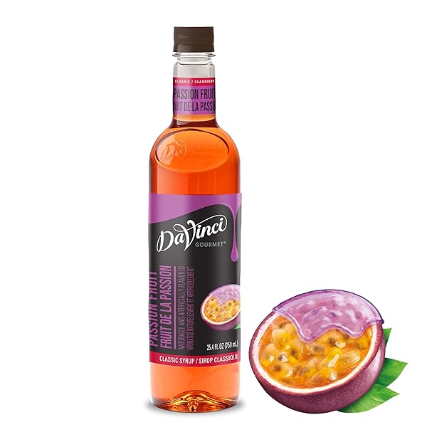 DAVINCI GOURMET CLASSIC PASSION FRUIT SYRUP, 25.4 FLUID OUNCES (PACK OF 1)