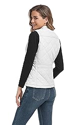 LONGKING 2024 Upgraded, White Women's Outwear Vest