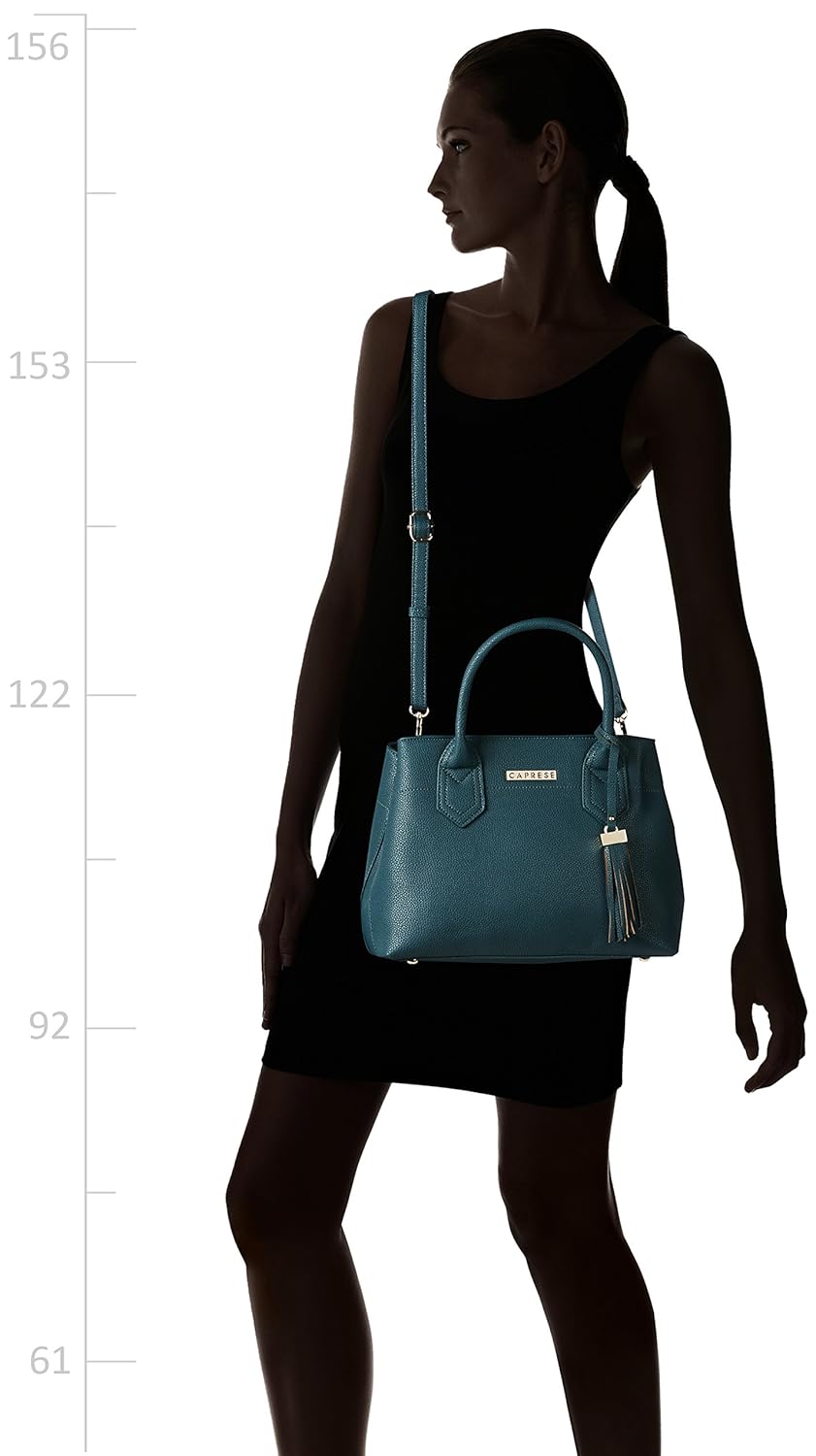 caprese brigette women's satchel (emerald) ()