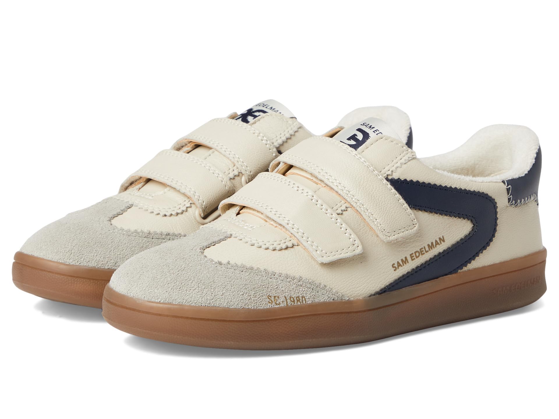 Photo 1 of Sam Edelman Women's Talia Sneaker Ivory Haze/Stone Grey/Midnight 8.5 Medium