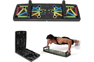 POSKOU Push Up Board System Exercise Workout Board Equipment for Men and Women Portable Gym Strength Training Fitness Push up