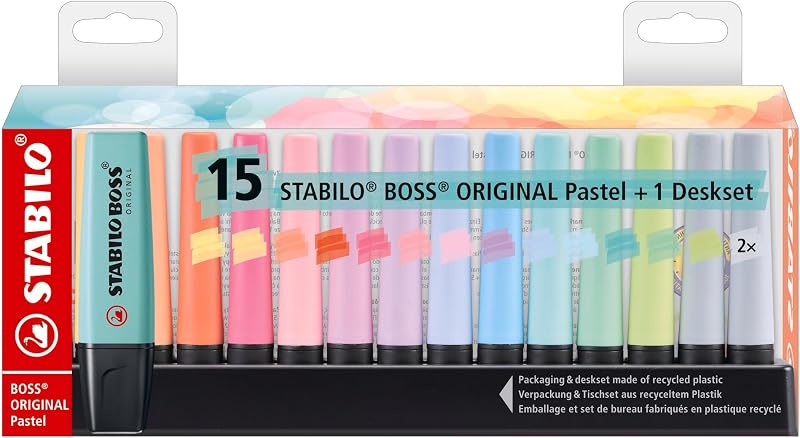 - marcador - BOSS ORIGINAL Pastel