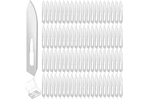 Otoolling 100 Pcs #60 Stainless Steel Blades Replacement