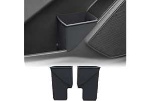 ELECFRESH 2PCS Door Side Trash Can Compatible with 2020-2025 2026 Ford Explorer, Garbage Bin Storage Box for Ford Explorer Accessories 2025 2024