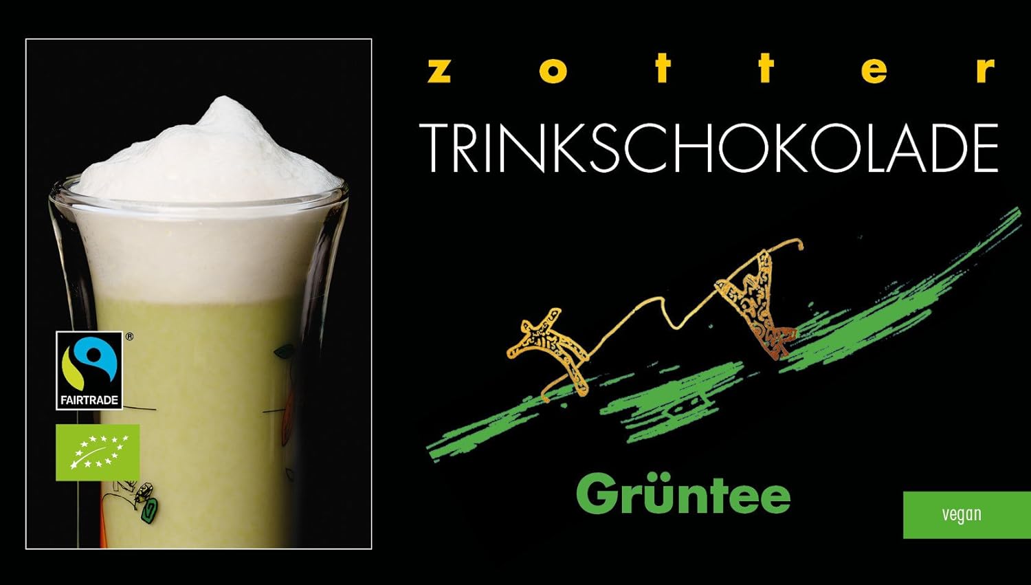 Zotter Trinkschokolade Grüntee 5 x 22 g Amazon.de Lebensmittel & Getränke