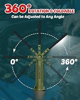 Coquimbo LED Work Light Rechargeable Torch with Magnetic Base 360° Rotate (2 view 9