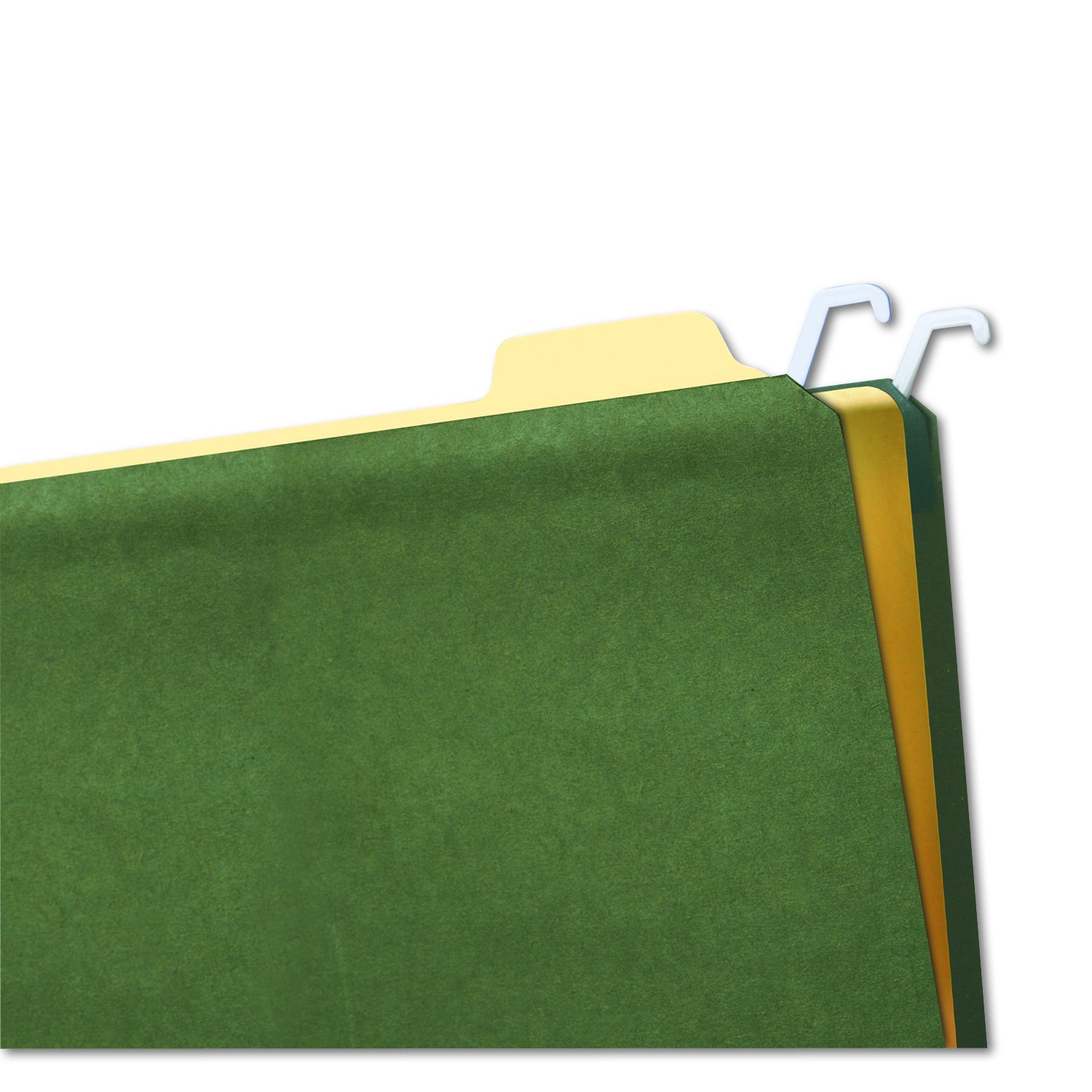 Find It Hanging File Folders with Innovative Top Rail, 9 Pt. Stock. Legal Size (11 x 14), Green, 20 per Pack (FT07043)