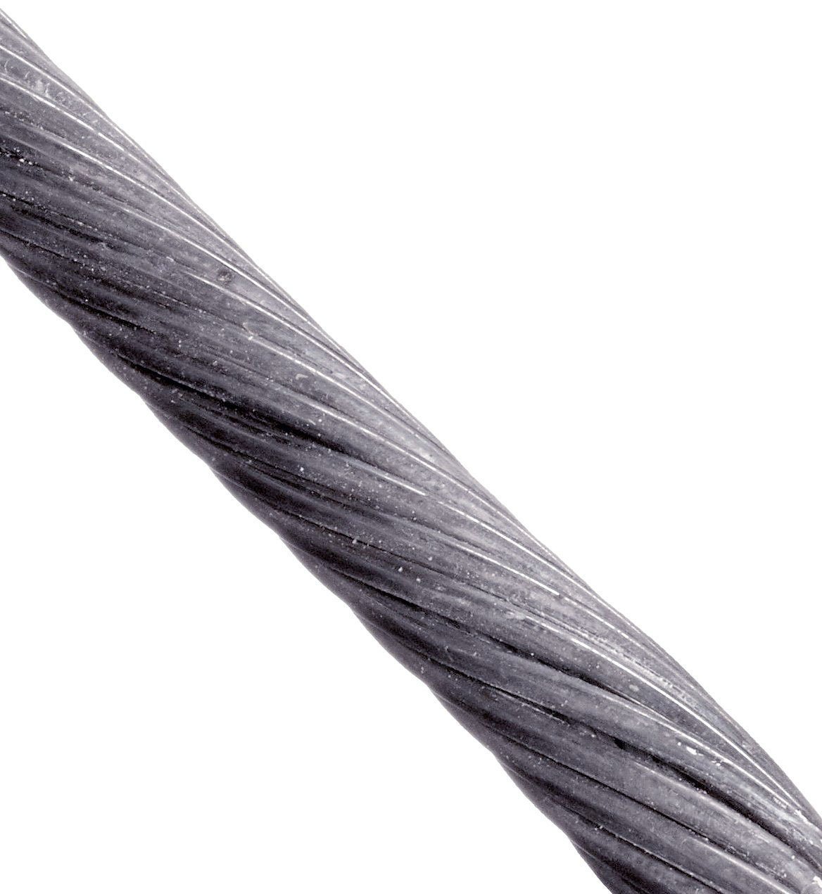 Loos Stainless Steel 188 Wire Rope, 1x19 Strand, 1/16" Bare OD, 250