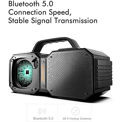 Buy Bugani Bluetooth Speaker Mportable Bluetooth Speakers Bluetooth 5 0 Waterproof Wireless Speakers 40w Super Power Suitable For Family Gatherings And Outdoor Travel Outdoor Bluetooth Speaker Online In South Africa B07t2jdq3x