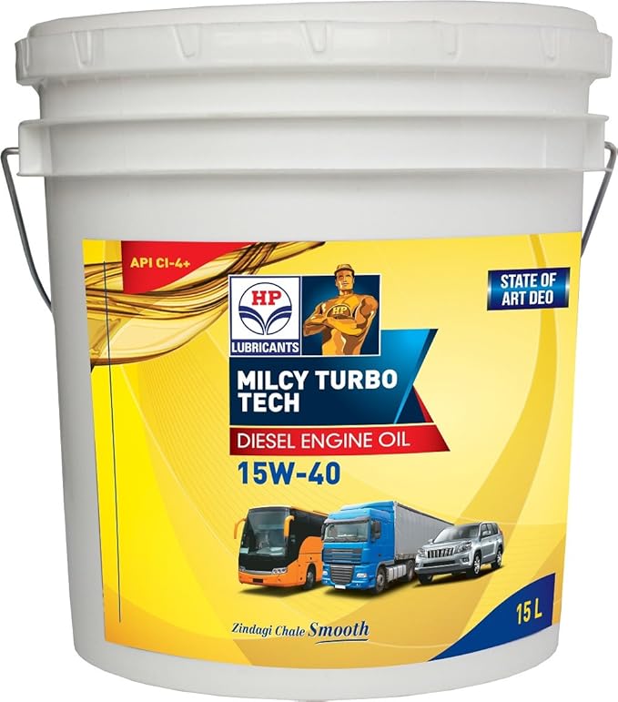 HP Lubricants Milcy Turbotech 15W40 API CI 4+ Diesel Engine Oil for