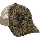 Drake Waterfowl Mesh Back Camo Cap - Hunting Cotton Front Semi-Structured Mesh-Back Panels Cap, One Size Fits Most