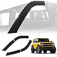 sukemichi Roll Bar Padding Protectors for Bronco, 4 PCS Full Cover D Pillar Protector for Ford Bronco Accessories 2021 2022 2023 2024 2025 4 Door - Avoid Paint Damage