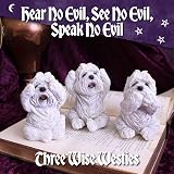 Nemesis Now Three Wise Westies Figurines White 8cm U4461N9 view 2