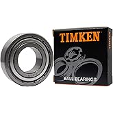 2PACK TIMKEN 6003-ZZ Double Metal Seal Bearings 17x35x10mm Ball Bearings | Pre-Lubricated and Stable Performance and Cost Effective Deep Groove Ball Bearings