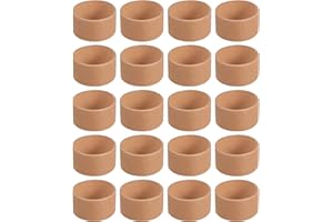 MILISTEN 20pcs Craft Rolls Round Brown Cardboard Tubes for DIY Projects Paper Tubes for Boy Girl Art Painting and Crafts Group Activities and Creative Expression