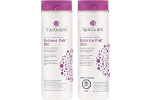 2 Pack | (1) Balance Pak 100 1kg | (1) Balance Pak 300 750g | Spa & Hot Tub | Spa Guard | Can Use with Other Hot Tub Chemical