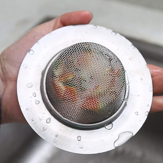 Brand Bucket Kitchen Bathroom Sink Drain Strainer Screen, Stainless