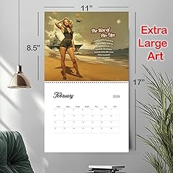 PinUp Calendar 2026, XL Premium Retro Pin-Up
