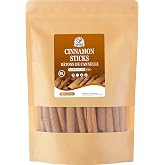52USA Cinnamon Sticks, Cinnamon 4 oz (113g), Whole Cinnamon Sticks | 100% Raw, Kosher Certified, Gluten Free, Pure &amp; Fresh Cinnamon, Perfect for Baking, Cooking &amp; Beverages