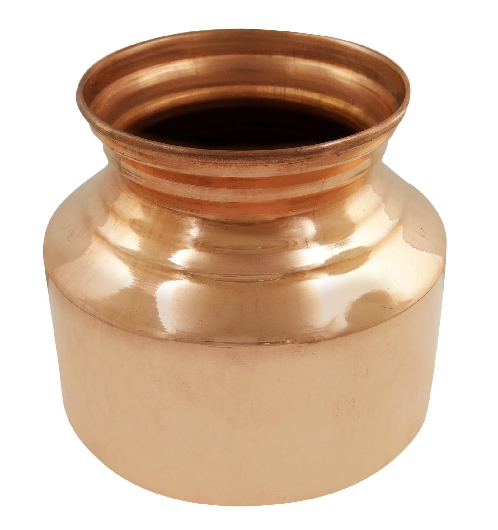 IBA Indianbeautifulart Indian Traditional Copper Kalash Pooja Prayer Pot Pure Item Hindu Arti Lota