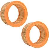0C8127 Air Filter, Compatible with Generac V-Twin 760cc &amp; 990cc Engines. | Fits 12kW-18kW Evolution Series Air-Cooled Generators (2008-2012) - 2 Pack, Protecting the Engine From Damaging Debris.