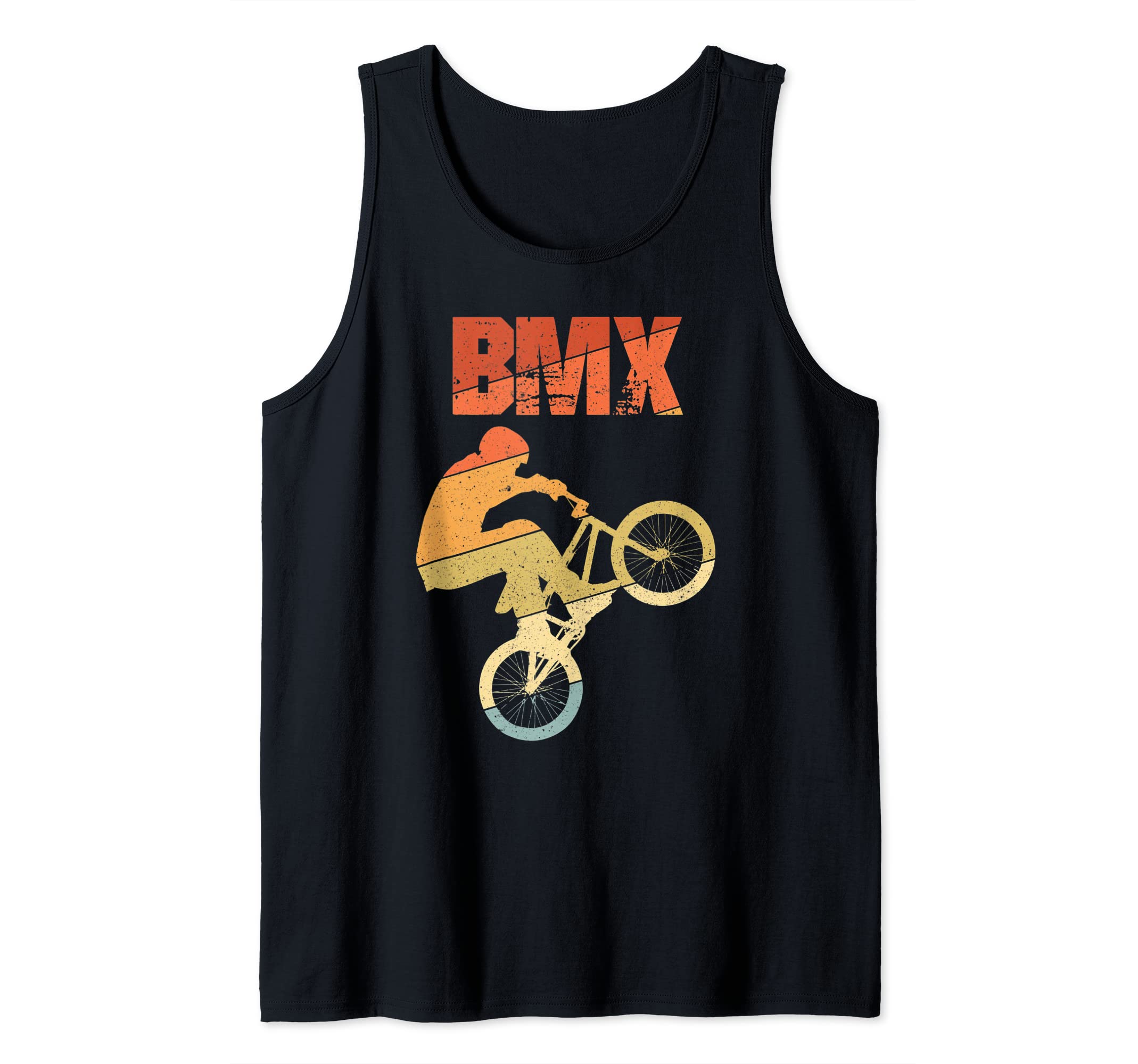BMX Vintage Retro BMX Silhouette Gift Tank Top