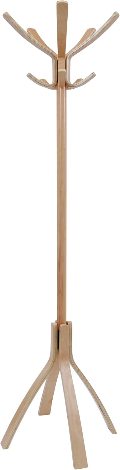 Best Alba Cafe Wood Coat Rack