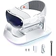 Takzop Charging Dock Compatible with Vision Pro, Supporting LED Breathing Lights/Magnetic Charging and Vision Pro Battery Charger Stand,Designed for Apple Vision Pro Stand, white, VR-15