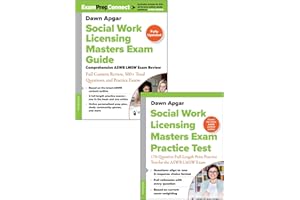 Social Work Licensing Masters Exam Guide and Additional Print Practice Test Set