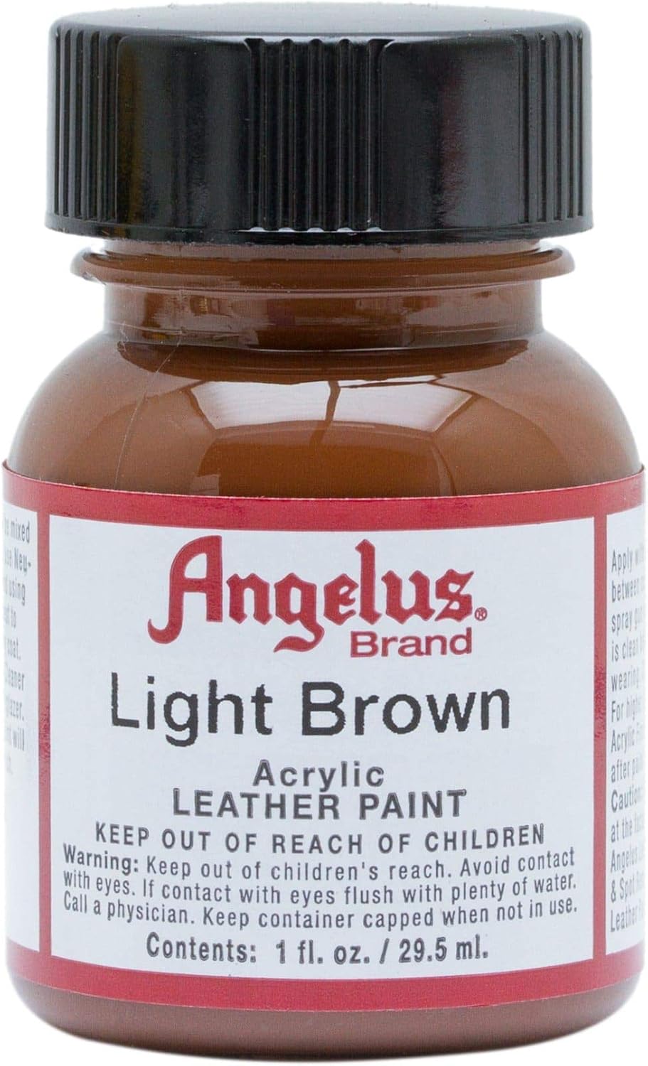 Angelus Acrylic Leather Paint, Light Brown, 29.5 ml (Pack of 1)
