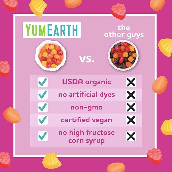 YUMEARTH ORGANIC TROPICAL FRUIT SNACKS, 0.7 OUNCE (PACK OF 10)