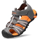 DREAM PAIRS Boys Girls Outdoor Summer Sport Athletic Sandals for Little/Big Kid