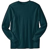 KingSize Men's Big & Tall Tall Waffle-Knit Thermal Crewneck Tee