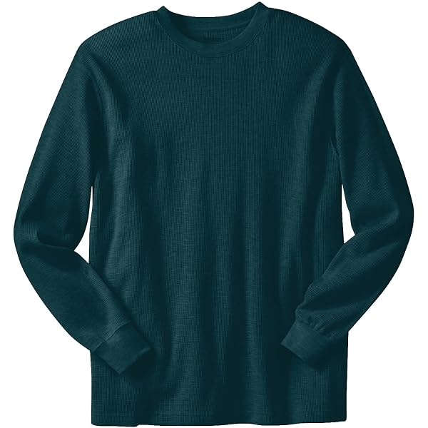 KingSize Herren Thermo-Hemd V-Ausschnitt – Heavyweight Waffle Long Underwear, Groß & Lang