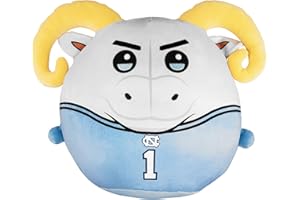 THE SLEEP SQUAD Sleep Squad North Carolina Tar Heels Rameses 12" Mascot Kiri Cloud Pillow Plushie - Official Collegiate Plush