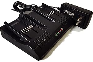 ANOITD WA3875 Replace Worx 20v Lithium Battery Charger Compatible with Worx 20v Batteries Wa3757 Wa3578 WA3525 Wa3522 WA3544 …